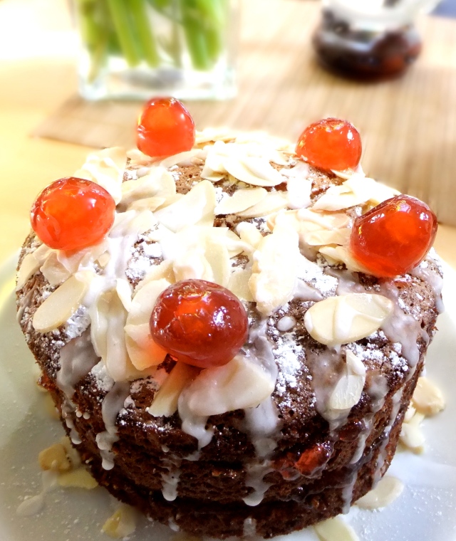 Cherry, Almond and Swede Cake